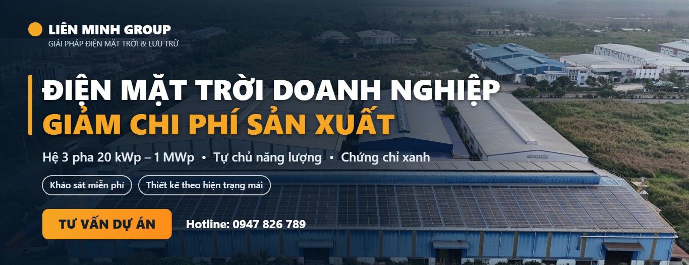 Thi công điện mặt trời cho doanh nghiệp